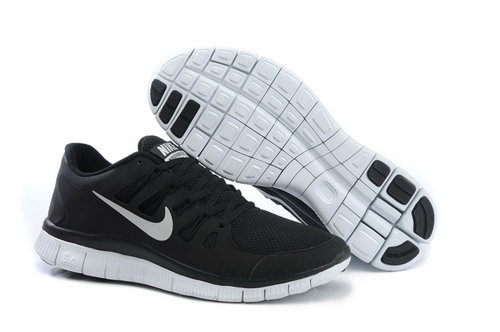 Nike Free Run +3 5.0 Mens Black Silver Online Store